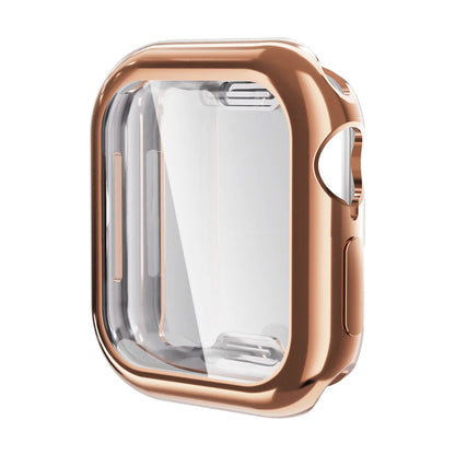 For Apple Watch Series 10 42mm ENKAY Hat-Prince TPU Watch Case Electroplating Watch Cover with Screen Protector