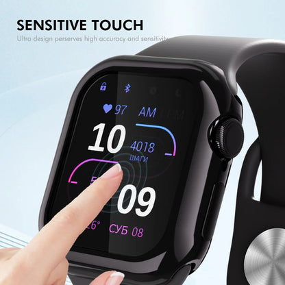 For Apple Watch Series 10 42mm ENKAY Hat-Prince TPU Watch Case Electroplating Watch Cover with Screen Protector