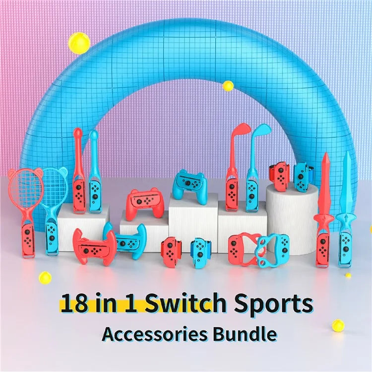 STARTRC GAMES 1 Pair Bowling Game Handle for Nintendo Switch Sports Game Controller Grips