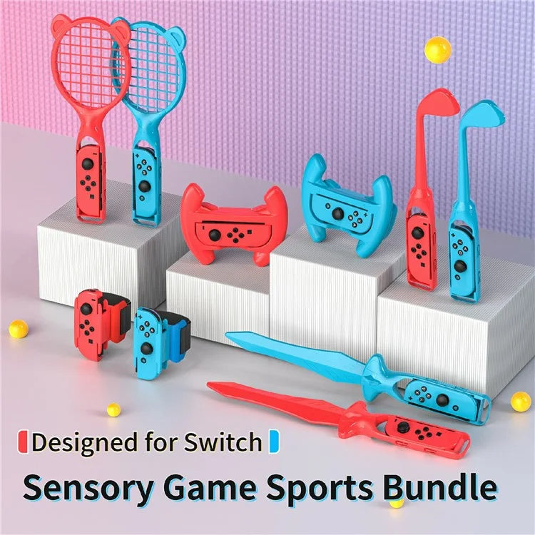 STARTRC GAMES 1 Pair Bowling Game Handle for Nintendo Switch Sports Game Controller Grips