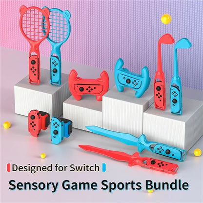 STARTRC GAMES 1 Pair Bowling Game Handle for Nintendo Switch Sports Game Controller Grips