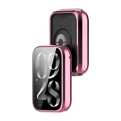 For Xiaomi Smart Band 8 Pro ENKAY Hat-Prince TPU Watch Case Electroplating Watch Cover with Screen Protector