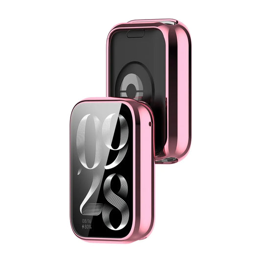 For Xiaomi Smart Band 8 Pro ENKAY Hat-Prince TPU Watch Case Electroplating Watch Cover with Screen Protector