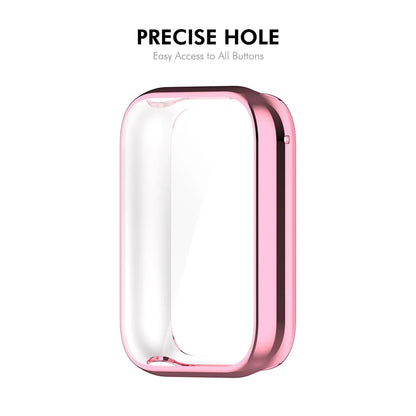 For Xiaomi Smart Band 8 Pro ENKAY Hat-Prince TPU Watch Case Electroplating Watch Cover with Screen Protector