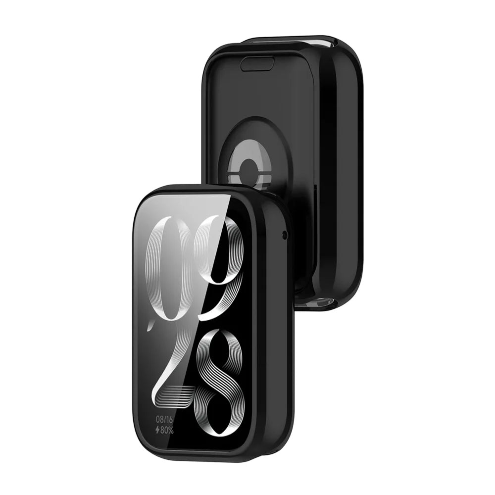 For Xiaomi Smart Band 8 Pro ENKAY Hat-Prince TPU Watch Case Electroplating Watch Cover with Screen Protector