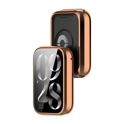 For Xiaomi Smart Band 8 Pro ENKAY Hat-Prince TPU Watch Case Electroplating Watch Cover with Screen Protector