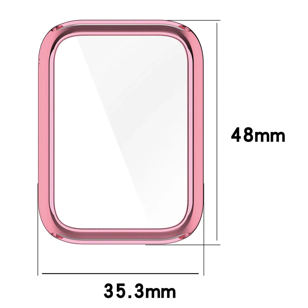For Xiaomi Smart Band 8 Pro ENKAY Hat-Prince TPU Watch Case Electroplating Watch Cover with Screen Protector
