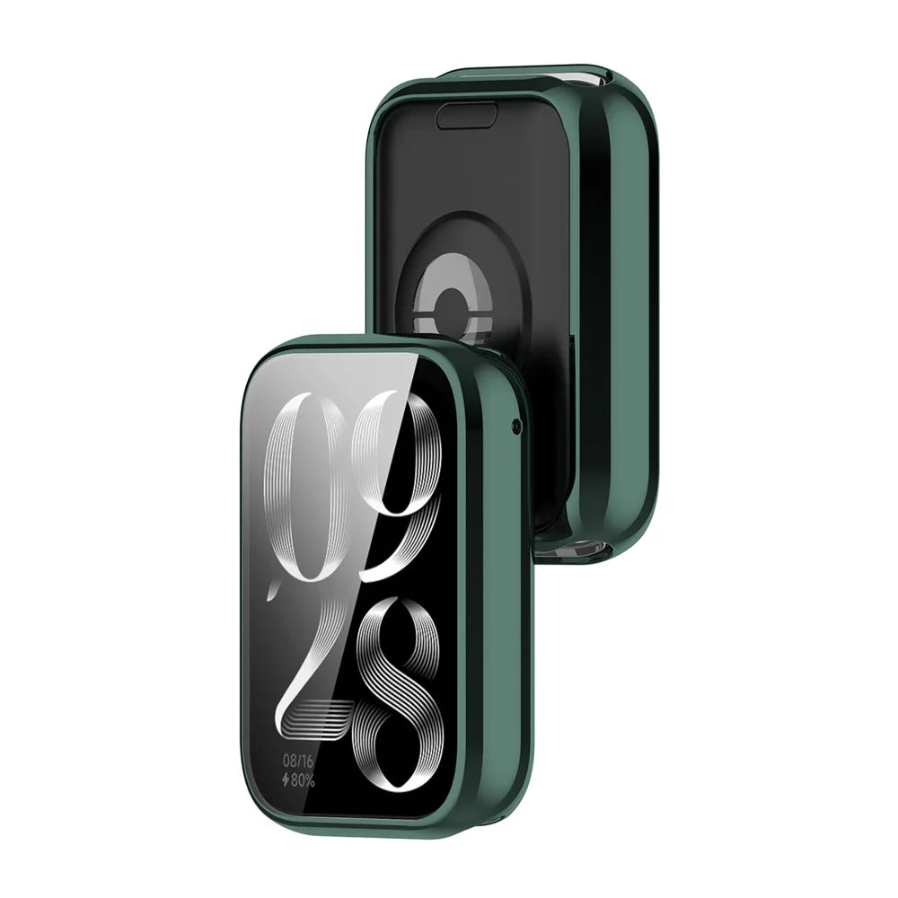 For Xiaomi Smart Band 8 Pro ENKAY Hat-Prince TPU Watch Case Electroplating Watch Cover with Screen Protector
