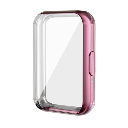 For Samsung Galaxy Fit3 ENKAY Hat-Prince TPU Watch Case Electroplating Watch Cover with Screen Protector