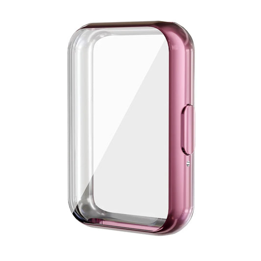 For Samsung Galaxy Fit3 ENKAY Hat-Prince TPU Watch Case Electroplating Watch Cover with Screen Protector