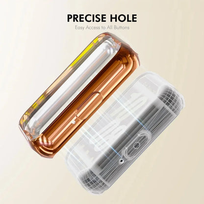 For Samsung Galaxy Fit3 ENKAY Hat-Prince TPU Watch Case Electroplating Watch Cover with Screen Protector