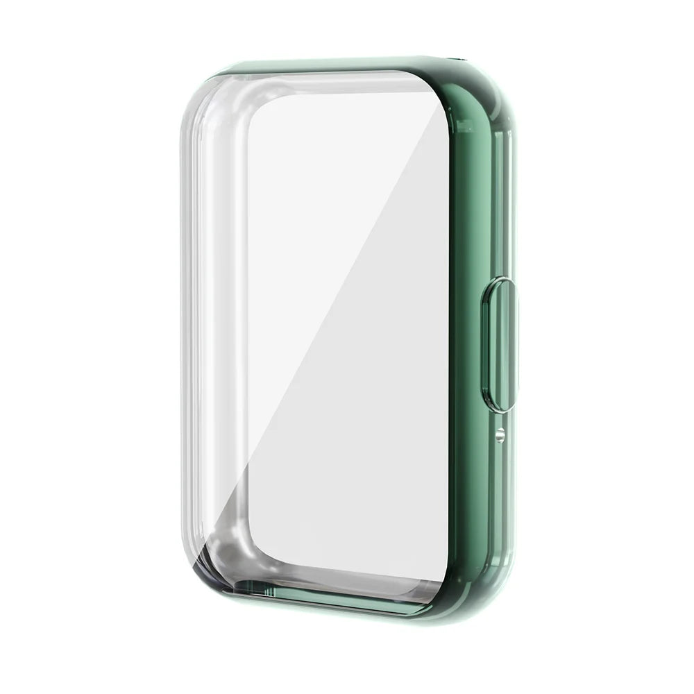 For Samsung Galaxy Fit3 ENKAY Hat-Prince TPU Watch Case Electroplating Watch Cover with Screen Protector