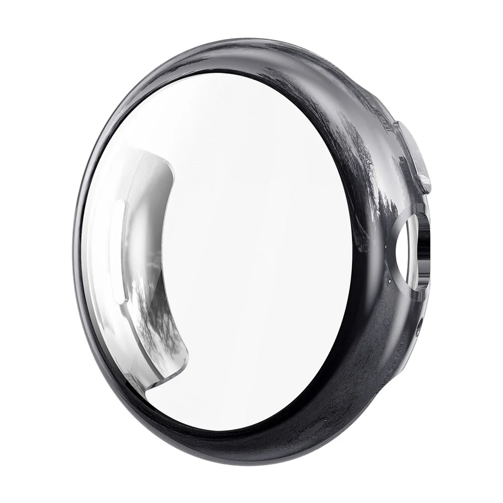 For Google Pixel Watch 3 45mm ENKAY Hat-Prince TPU Watch Case Electroplating Watch Cover with Screen Protector
