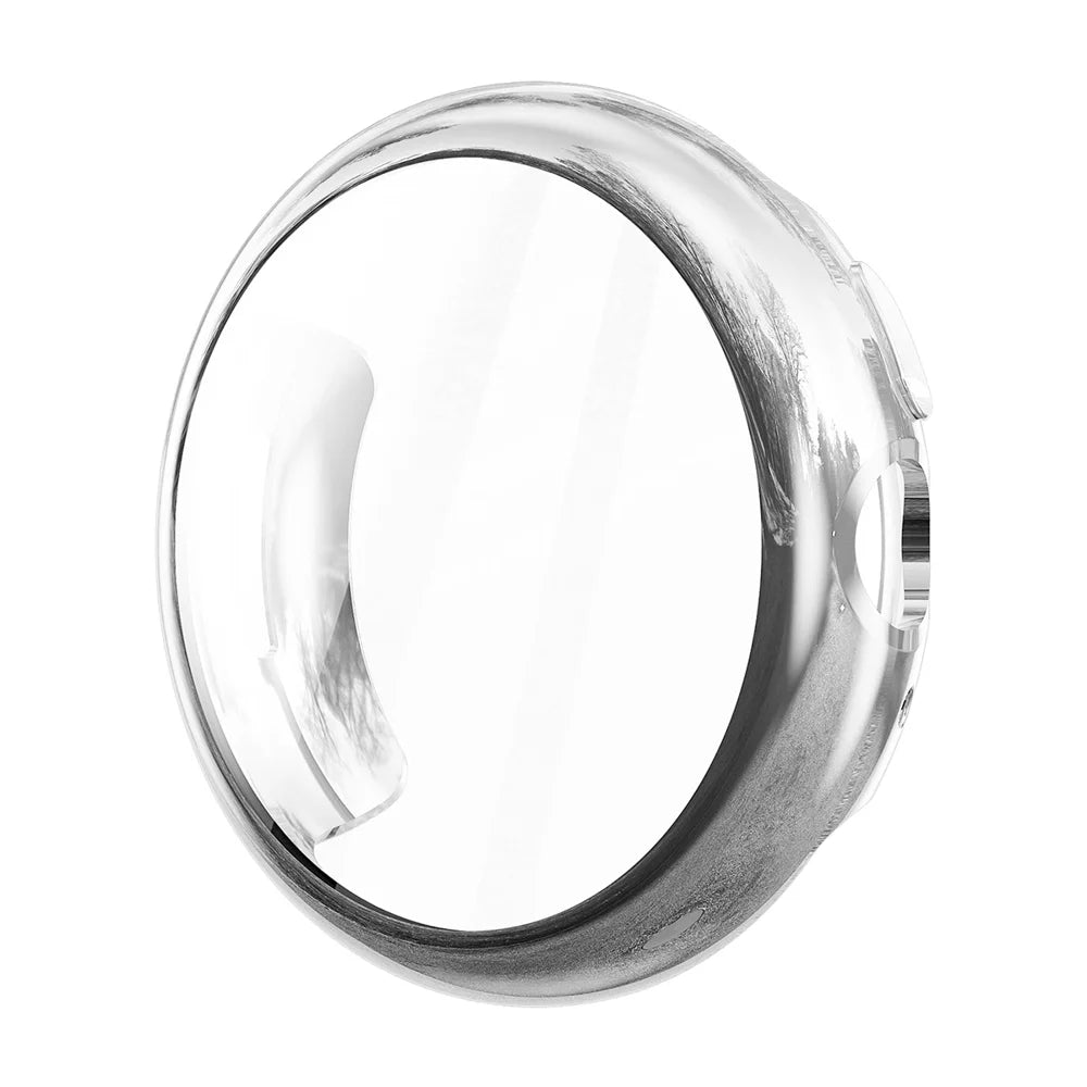 For Google Pixel Watch 3 45mm ENKAY Hat-Prince TPU Watch Case Electroplating Watch Cover with Screen Protector