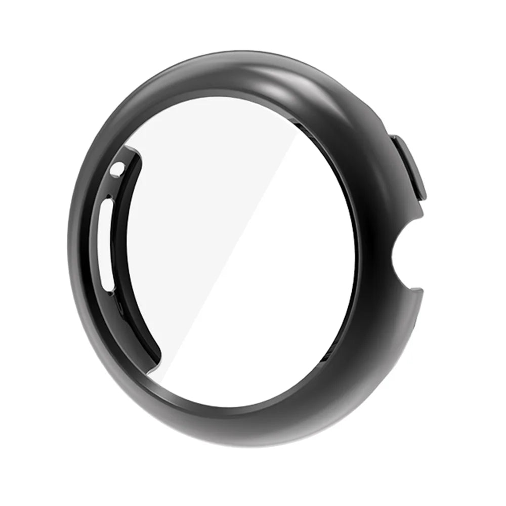 For Google Pixel Watch 3 41mm ENKAY Hat-Prince TPU Watch Case Electroplating Watch Cover with Screen Protector