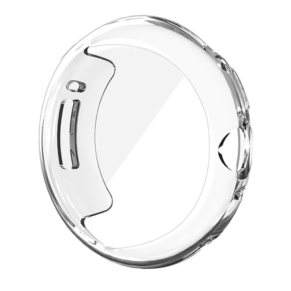 For Google Pixel Watch 3 41mm ENKAY Hat-Prince TPU Watch Case Electroplating Watch Cover with Screen Protector
