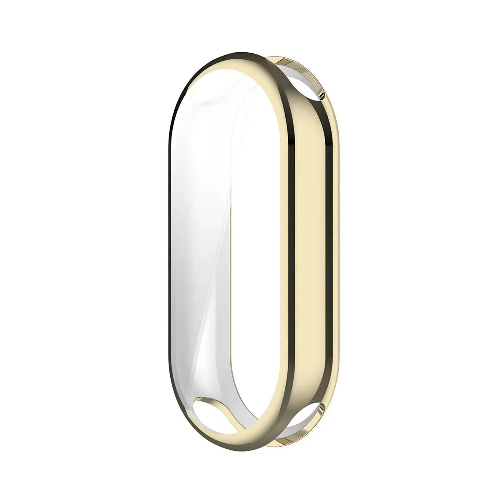 For Xiaomi Mi Band 9 / Xiaomi Mi Band 9 NFC ENKAY Hat-Prince TPU Watch Case Electroplating Watch Cover with Screen Protector