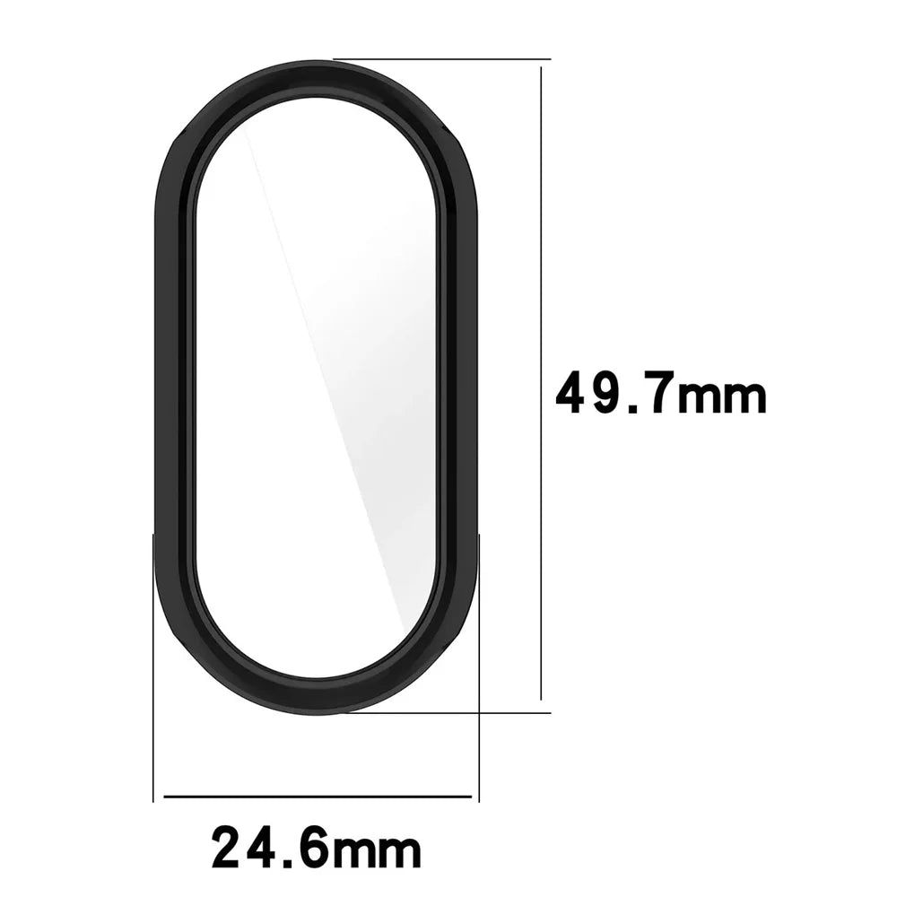 For Xiaomi Mi Band 9 / Xiaomi Mi Band 9 NFC ENKAY Hat-Prince TPU Watch Case Electroplating Watch Cover with Screen Protector