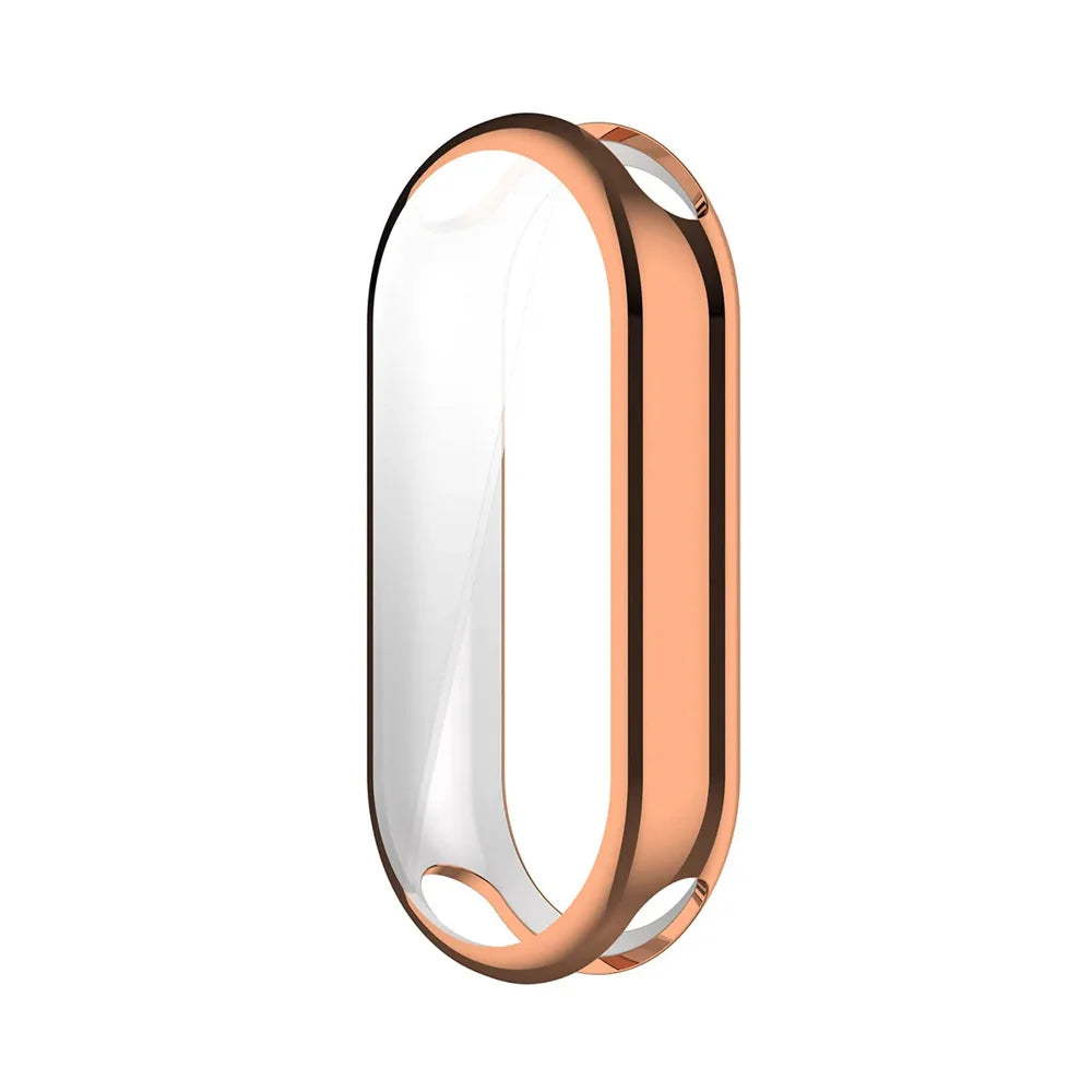 For Xiaomi Mi Band 9 / Xiaomi Mi Band 9 NFC ENKAY Hat-Prince TPU Watch Case Electroplating Watch Cover with Screen Protector