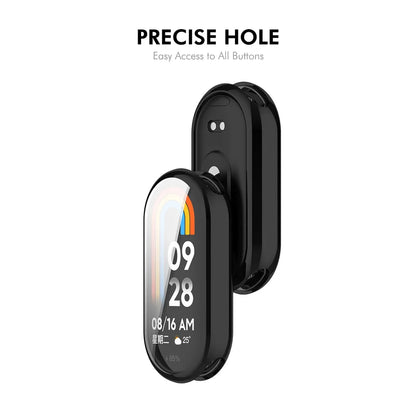 For Xiaomi Mi Band 9 / Xiaomi Mi Band 9 NFC ENKAY Hat-Prince TPU Watch Case Electroplating Watch Cover with Screen Protector