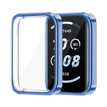 For Honor Band 9 ENKAY Hat-Prince TPU Watch Case Electroplating Watch Cover with Screen Protector