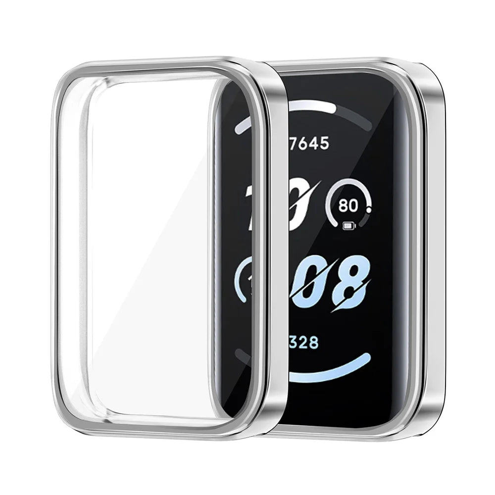 For Honor Band 9 ENKAY Hat-Prince TPU Watch Case Electroplating Watch Cover with Screen Protector