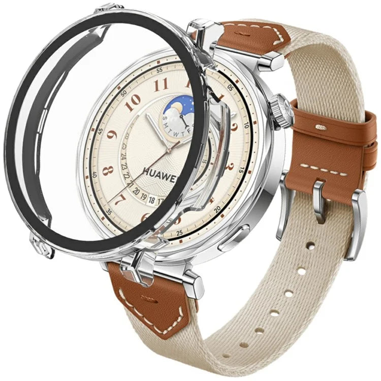 For Huawei Watch GT 5 41mm Watch Case Hard PC Cover with Tempered Glass Screen Film