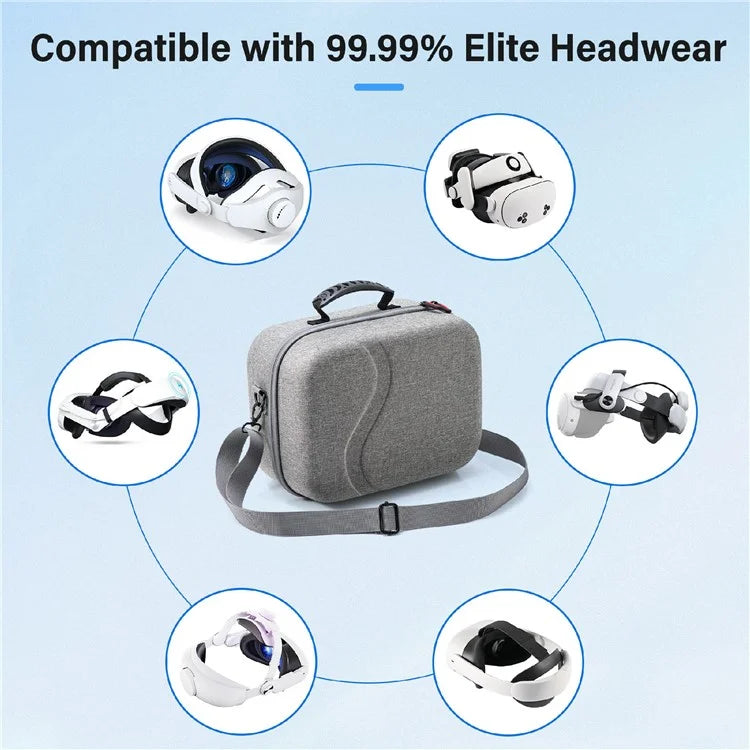 STARTRC GAMES For Meta Quest 3S Carrying Case Square Large Capacity Storage Bag