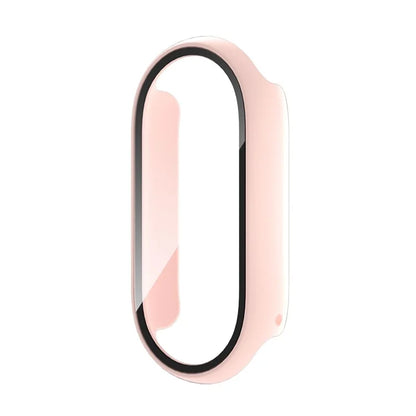 For Xiaomi Smart Band 8 Watch Cover Hard PC Overall Protective Case with Tempered Glass Screen Protector