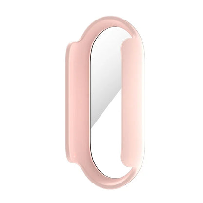 For Xiaomi Smart Band 8 Watch Cover Hard PC Overall Protective Case with Tempered Glass Screen Protector