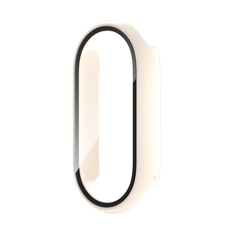 For Xiaomi Smart Band 8 Watch Cover Hard PC Overall Protective Case with Tempered Glass Screen Protector