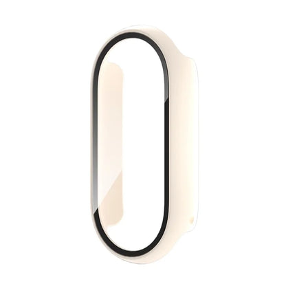 For Xiaomi Smart Band 8 Watch Cover Hard PC Overall Protective Case with Tempered Glass Screen Protector