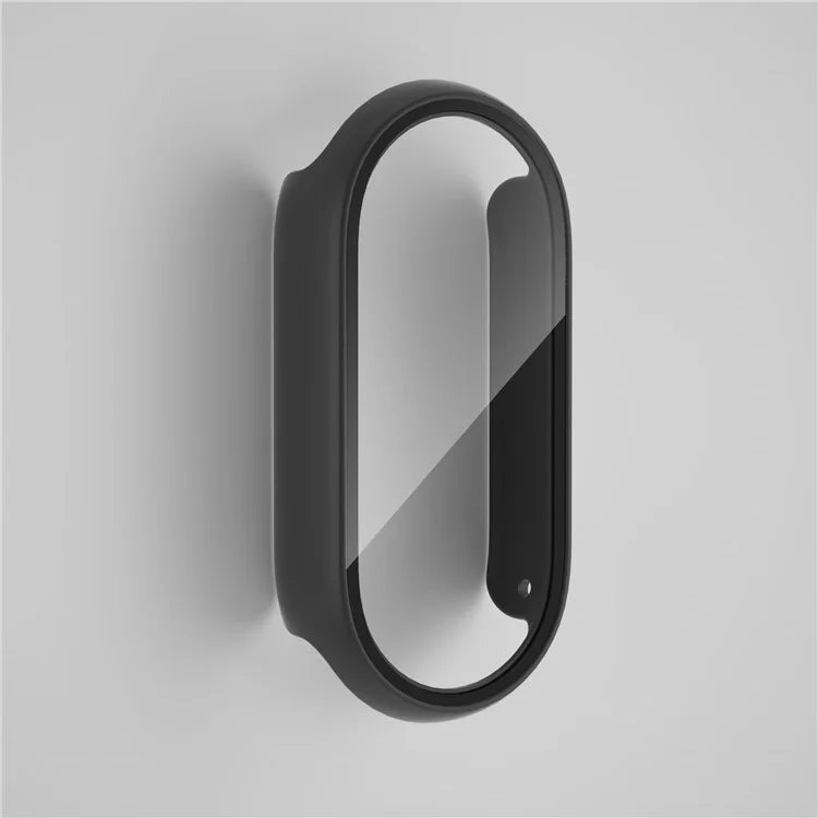 For Xiaomi Smart Band 8 Watch Cover Hard PC Overall Protective Case with Tempered Glass Screen Protector