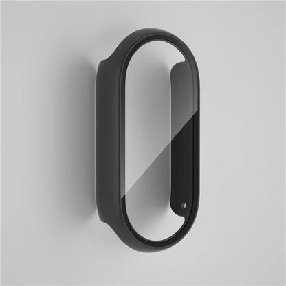 For Xiaomi Smart Band 8 Watch Cover Hard PC Overall Protective Case with Tempered Glass Screen Protector