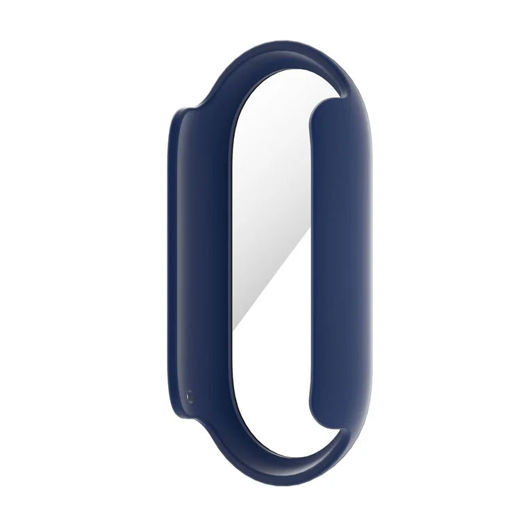 For Xiaomi Smart Band 8 Watch Cover Hard PC Overall Protective Case with Tempered Glass Screen Protector