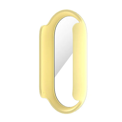 For Xiaomi Smart Band 8 Watch Cover Hard PC Overall Protective Case with Tempered Glass Screen Protector