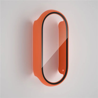 For Xiaomi Smart Band 8 Watch Cover Hard PC Overall Protective Case with Tempered Glass Screen Protector