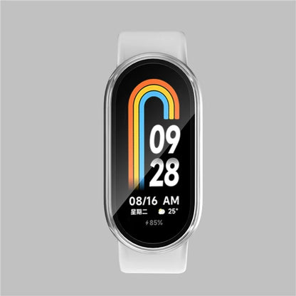 For Xiaomi Smart Band 8 Watch Cover Hard PC Overall Protective Case with Tempered Glass Screen Protector