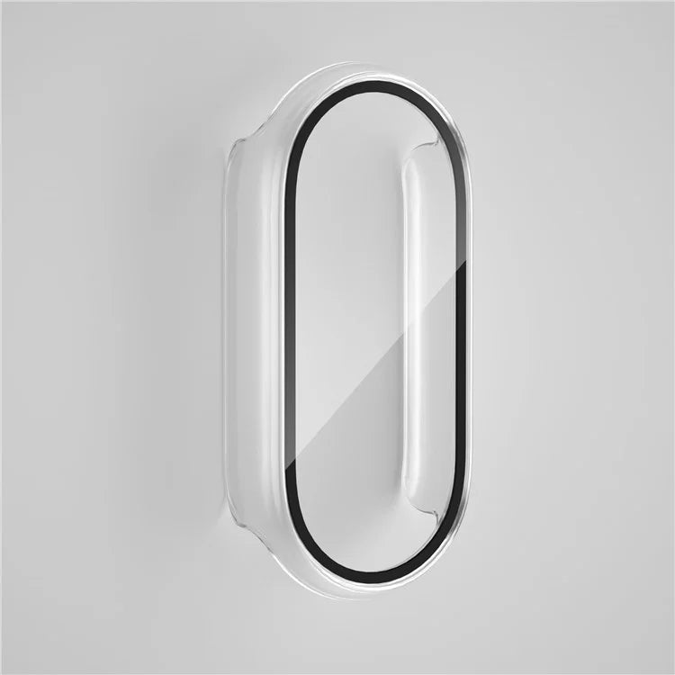 For Xiaomi Smart Band 8 Watch Cover Hard PC Overall Protective Case with Tempered Glass Screen Protector