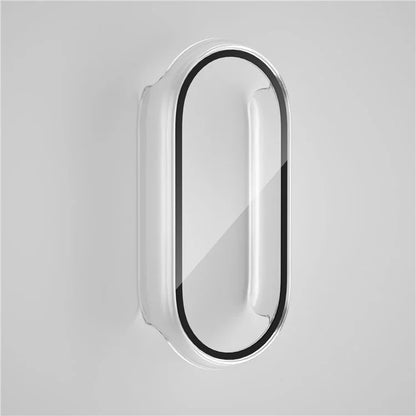 For Xiaomi Smart Band 8 Watch Cover Hard PC Overall Protective Case with Tempered Glass Screen Protector