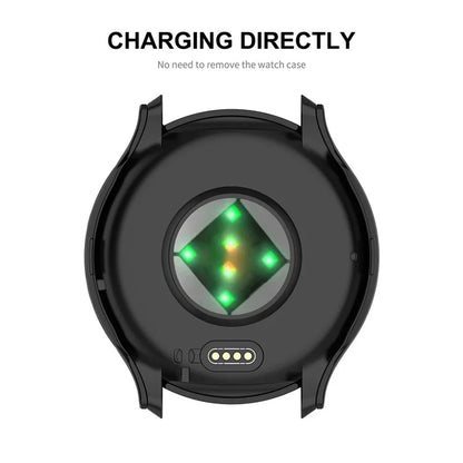 ENKAY Hat Prince For Garmin Venu 3S PC Watch Case Full Protective Cover with HD Tempered Glass Film