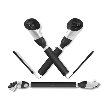 DEVASO Handle Extension Grip for Meta Quest 3 VR Headset Golf Game Handle Accessories