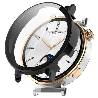 For Huawei Watch GT 4 41mm Hard PC Case with Tempered Glass Film Full Coverage Watch Cover