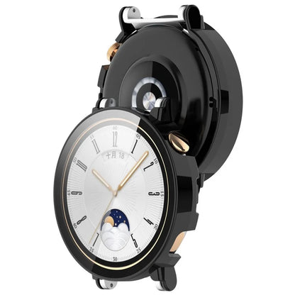 For Huawei Watch GT 4 41mm Hard PC Case with Tempered Glass Film Full Coverage Watch Cover