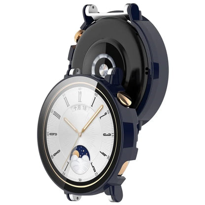 For Huawei Watch GT 4 41mm Hard PC Case with Tempered Glass Film Full Coverage Watch Cover