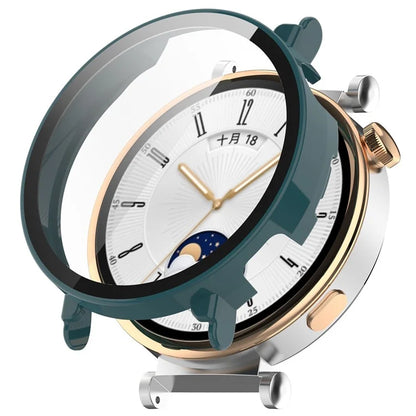 For Huawei Watch GT 4 41mm Hard PC Case with Tempered Glass Film Full Coverage Watch Cover