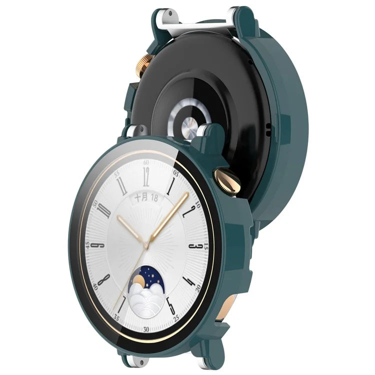 For Huawei Watch GT 4 41mm Hard PC Case with Tempered Glass Film Full Coverage Watch Cover