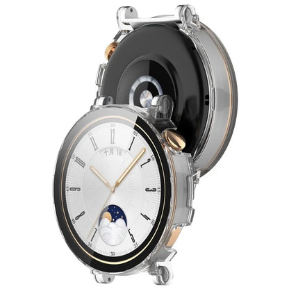 For Huawei Watch GT 4 41mm Hard PC Case with Tempered Glass Film Full Coverage Watch Cover