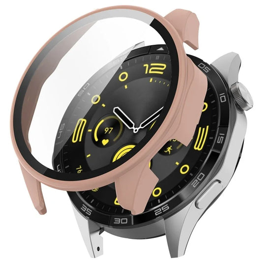 For Huawei Watch GT 4 46mm Case Full Protective Hard PC Cover with Tempered Glass  Screen Protector