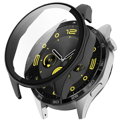 For Huawei Watch GT 4 46mm Case Full Protective Hard PC Cover with Tempered Glass  Screen Protector